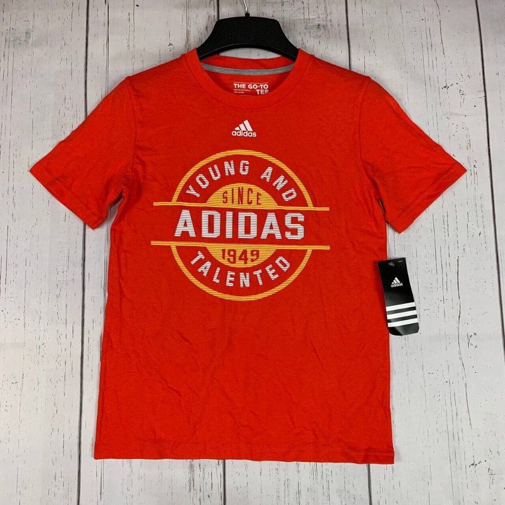 Young and Talented Adidas Medium Red Tshirt New Youth